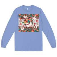 Colony Blue baseball leopard Long Sleeve Tee - JahusDesignShop