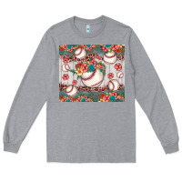 Heather Grey baseball leopard Long Sleeve Tee - JahusDesignShop