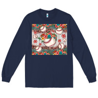 Navy baseball leopard Long Sleeve Tee - JahusDesignShop