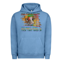 Pigment Pebble Blue Your Crazy Is Showing Urban Hoodie - Bettercallsaul