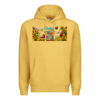 Antique Gold thankful teacher fall libbey glass Premium Hoodie - BundleAndBundleShop