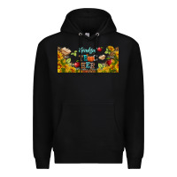 Black thankful teacher fall libbey glass Premium Hoodie - BundleAndBundleShop