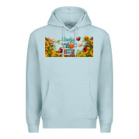 Blue Mist thankful teacher fall libbey glass Premium Hoodie - BundleAndBundleShop