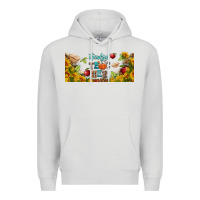 Dove Grey thankful teacher fall libbey glass Premium Hoodie - BundleAndBundleShop
