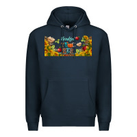 Navy thankful teacher fall libbey glass Premium Hoodie - BundleAndBundleShop