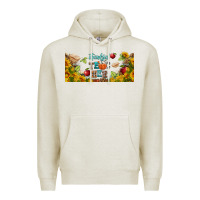 Oatmeal Heather thankful teacher fall libbey glass Premium Hoodie - BundleAndBundleShop