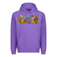 Purple thankful teacher fall libbey glass Premium Hoodie - BundleAndBundleShop