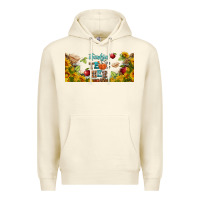 Sandshell thankful teacher fall libbey glass Premium Hoodie - BundleAndBundleShop