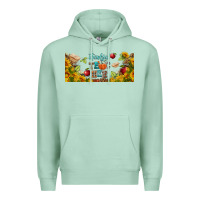 Seafoam thankful teacher fall libbey glass Premium Hoodie - BundleAndBundleShop
