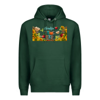 Sports Green thankful teacher fall libbey glass Premium Hoodie - BundleAndBundleShop