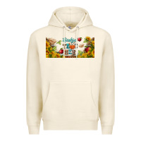 Tofu thankful teacher fall libbey glass Premium Hoodie - BundleAndBundleShop