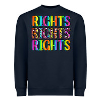 Navy rights rights rights (pride) Heavyweight Sweatshirt - Zillion Design Studio