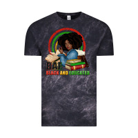 Cloud Black Bae black and educated Vintage Tee - Zillion Design Studio