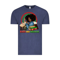Vintage Denim Bae black and educated Vintage Tee - Zillion Design Studio