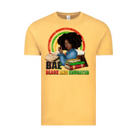 Vintage Mustard Bae black and educated Vintage Tee - Zillion Design Studio