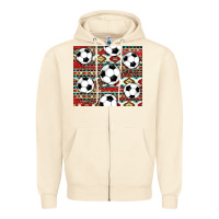 Sandshell western soccer Zipper Hoodie - AdoDesignShop