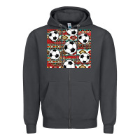 Smoke western soccer Zipper Hoodie - AdoDesignShop