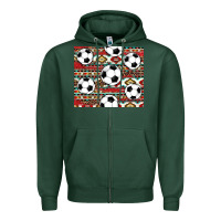 Western Soccer Zipper Hoodie | Teevron