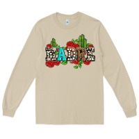 Mushroom madre with roses and cactus Long Sleeve Tee - AdoDesignShop