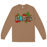 Toasted Coconut madre with roses and cactus Long Sleeve Tee - AdoDesignShop