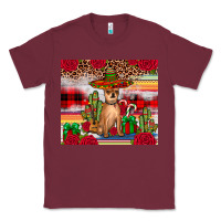 Burgundy Chihuahua Christmas Classic Tee - JahusDesignShop