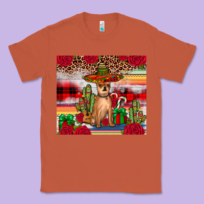 Chihuahua Christmas Classic Tee Designed By Jahusdesignshop
