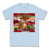 Dusty Blue Chihuahua Christmas Classic Tee - JahusDesignShop