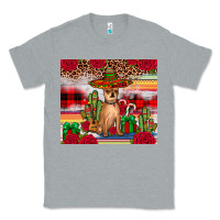 Heather Grey Chihuahua Christmas Classic Tee - JahusDesignShop