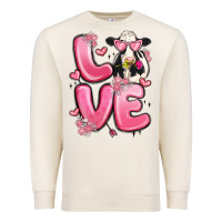 Sandshell love cow valentine's day Premium Sweatshirt - MaliasSmallBusiness