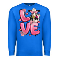True Royal love cow valentine's day Premium Sweatshirt - MaliasSmallBusiness