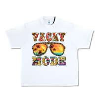 White vacay mode Urban Heavy Tee - BarkalooDesign