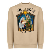 Mushroom oh holy night holy family Heavyweight Sweatshirt - RanaPortraitStore
