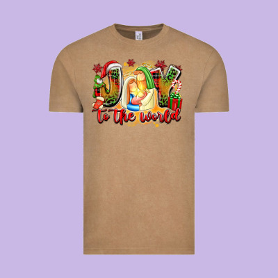 Joy To The World Vintage Tee Designed By Texasbilliewilder