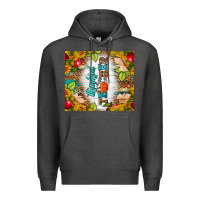 Charcoal Heather thankful teacher fall tumbler Premium Hoodie - BundleAndBundleShop