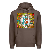 Coffee thankful teacher fall tumbler Premium Hoodie - BundleAndBundleShop