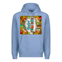 Colony Blue thankful teacher fall tumbler Premium Hoodie - BundleAndBundleShop