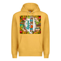 Mustard thankful teacher fall tumbler Premium Hoodie - BundleAndBundleShop