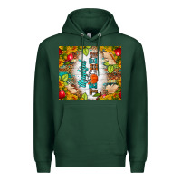 Sports Green thankful teacher fall tumbler Premium Hoodie - BundleAndBundleShop