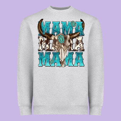 Mama Mama Mama Heavyweight Sweatshirt Designed By Texasbilliewilder