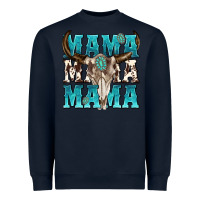 Navy mama mama mama Heavyweight Sweatshirt - texasbilliewilder