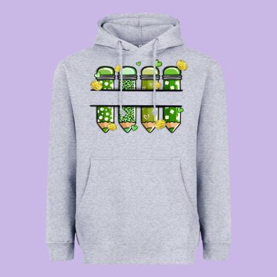 Patricks Day Pencils Heavyweight Hoodie Designed By Maliassmallbusiness