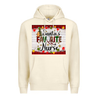 Sandshell santa's favorite nurse Premium Hoodie - AdoDesignShop