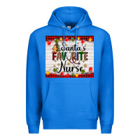 True Royal santa's favorite nurse Premium Hoodie - AdoDesignShop