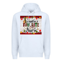 White santa's favorite nurse Premium Hoodie - AdoDesignShop