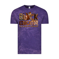 Cloud Purple Black educator by popular demand Vintage Tee - Zillion Design Studio
