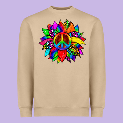 Pride Sunflower Heavyweight Sweatshirt Designed By Zillion Design Studio