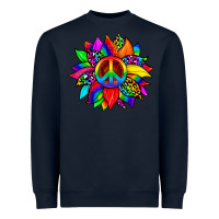 Navy pride sunflower Heavyweight Sweatshirt - Zillion Design Studio