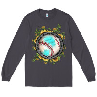 Smoke baseball gemstone sunflower Long Sleeve Tee - JahusDesignShop