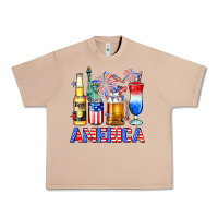 Burro 4th of July American drinks America Urban Heavy Tee - Neo Western