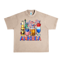 French Oak 4th of July American drinks America Urban Heavy Tee - Neo Western